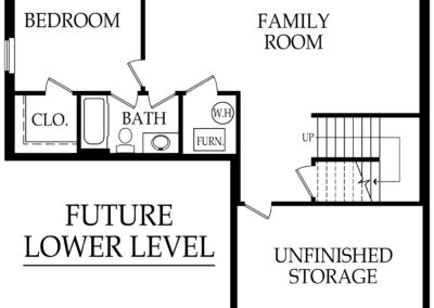 Future Lower Level Floor Plan