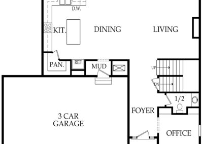 Main Level Floor plan